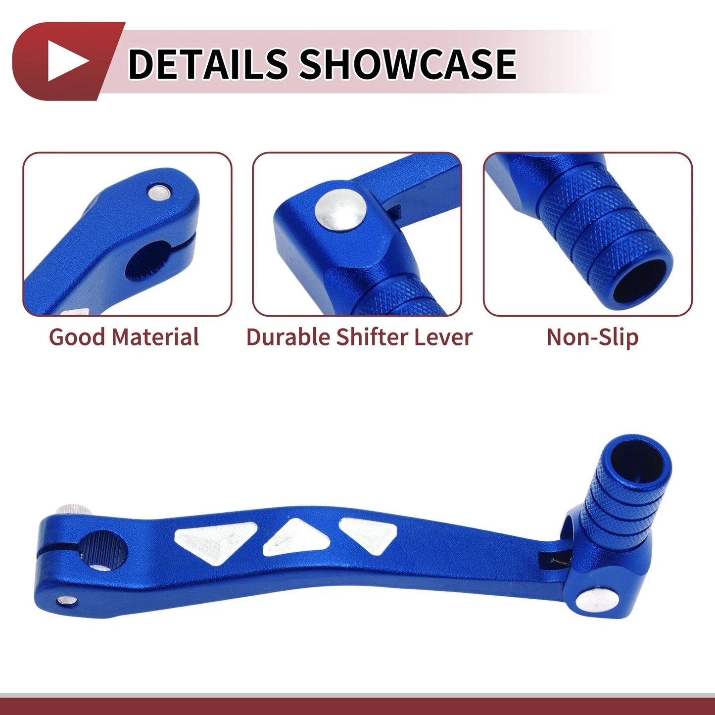 Folding Motorcycle Gear Shifter Lever Blue for Kayo T4L