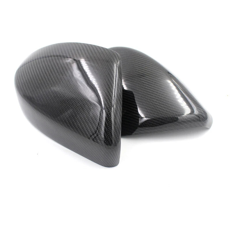 Real Carbon Fiber Addon Side Mirror Cover Caps For Land Rover Evoque 2014-2019