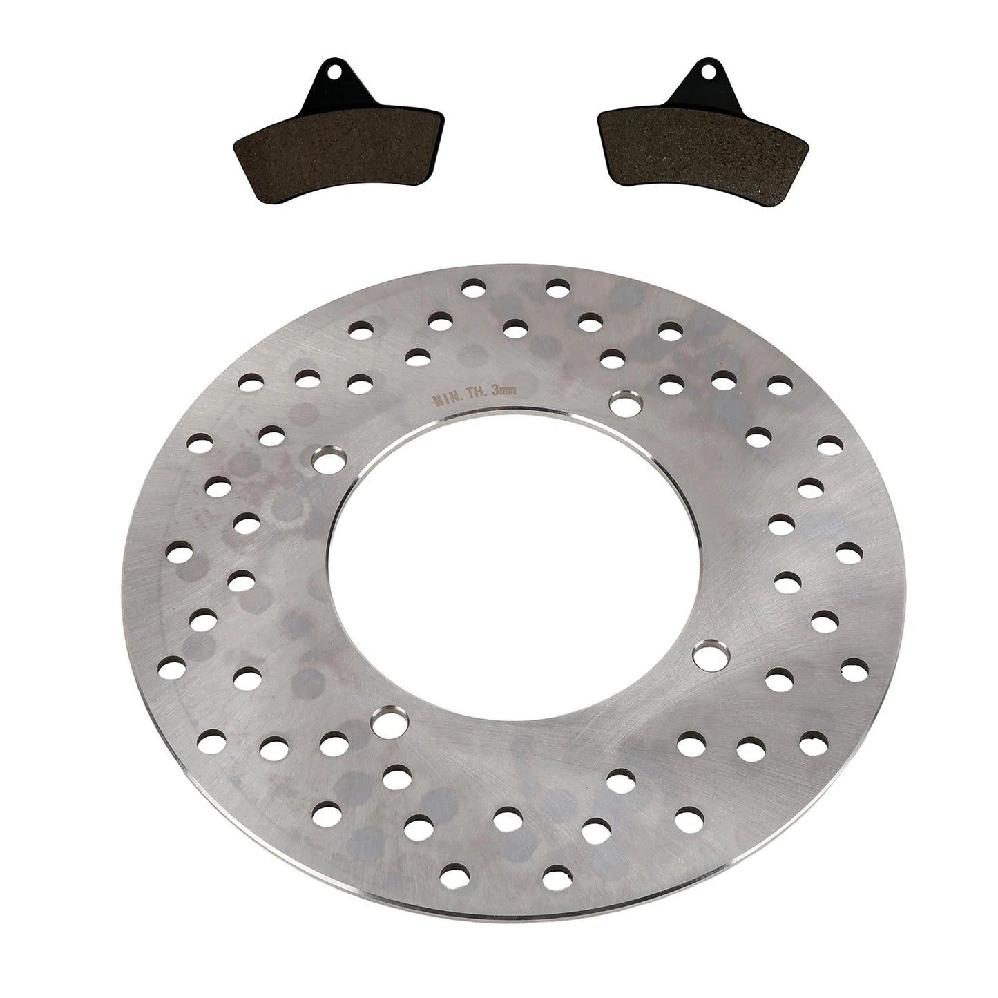 Rear Brake Rotor & Semi-Metallic Pads for Arctic Cat 300 Utility (1998–2004)