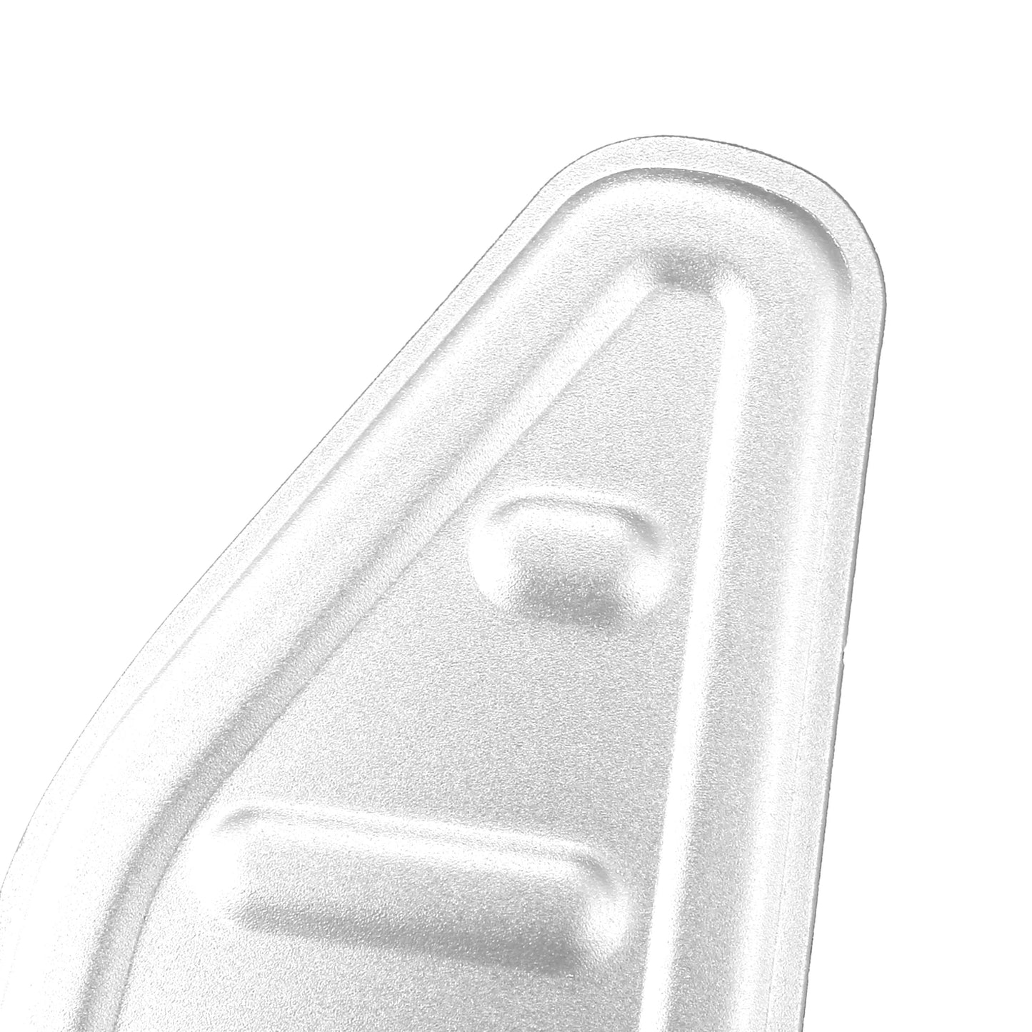 Car Foot Rest Pedal Pad Cover for Jeep Renegade (2015-2020) Silver Tone