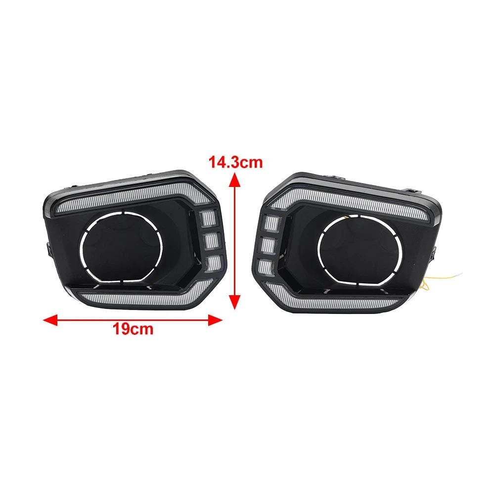 Daytime Running Lights & Fog Light Bezel for Toyota Tacoma (2016-2023)