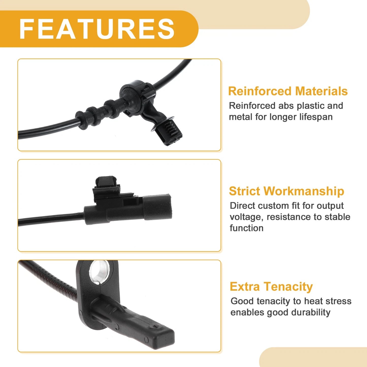 ABS Wheel Speed Sensor for Buick Regal Sportback Rear