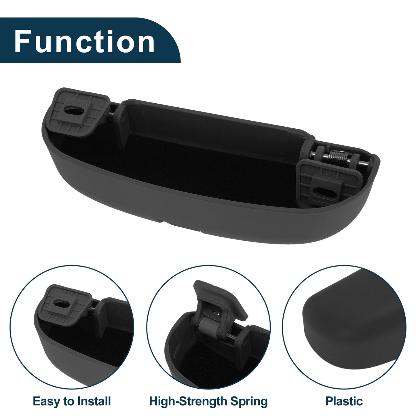 Sunglasses Case for Mitsubishi Outlander Eyeglasses Holder Black