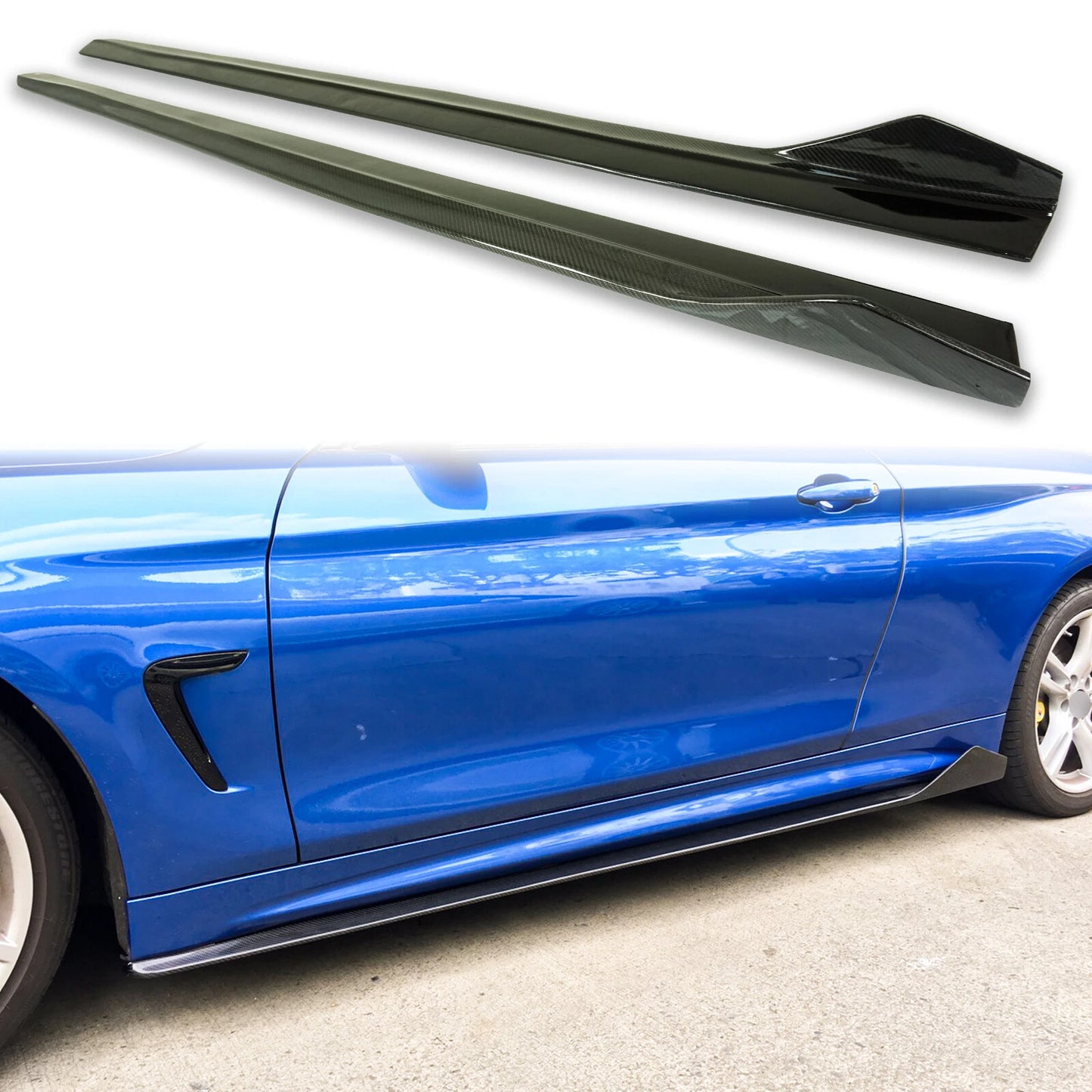 Side Skirt Extensions for BMW 4 Series F32 F33 M Sport (2013-2020)