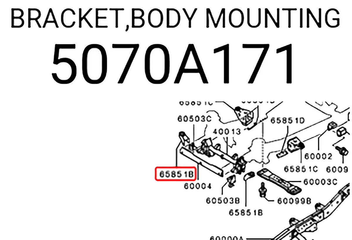 Bracket for Mitsubishi Montero Pajero Sport (2008-2022)