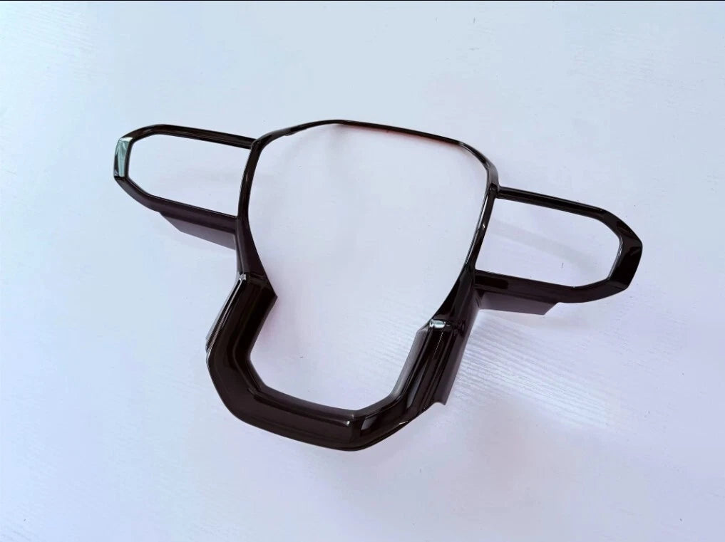Black ABS Steering Wheel Cover Trim for Chevrolet Colorado (2023-2025)