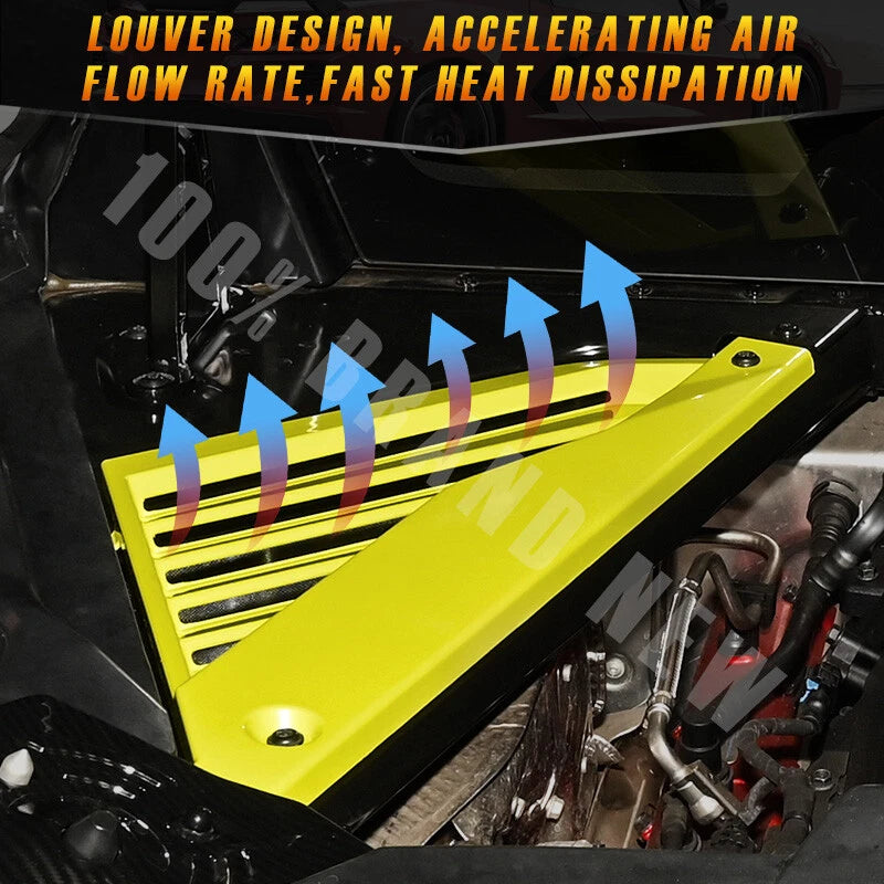 C8 Stingray Z51 Engine Hood Bay Side Panel Cover for Chevy Corvette (2020-2023)