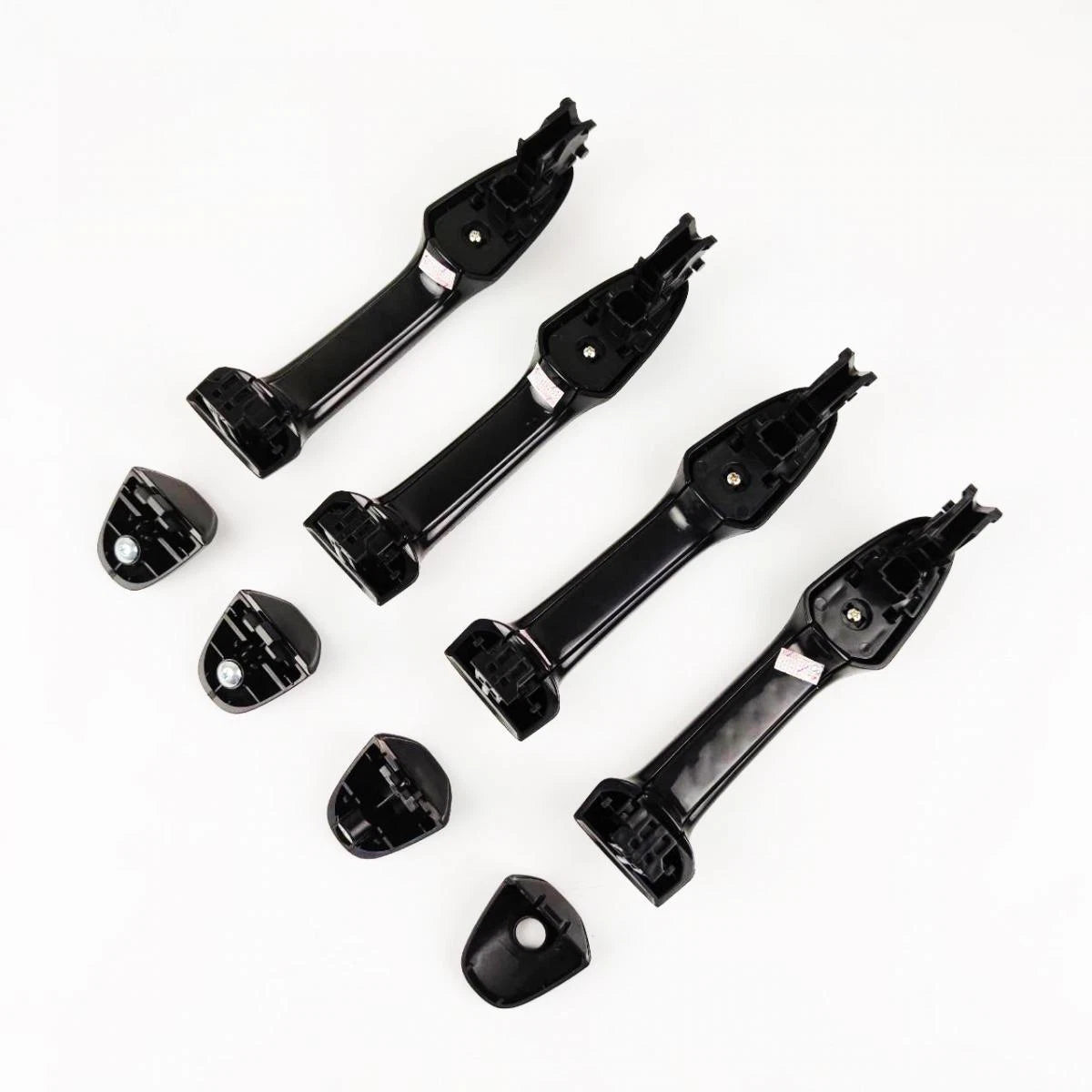 Outer Door Handle Black Matte Set 4 Fits Toyota Hilux Revo SR5 Truck 2015-19 D05