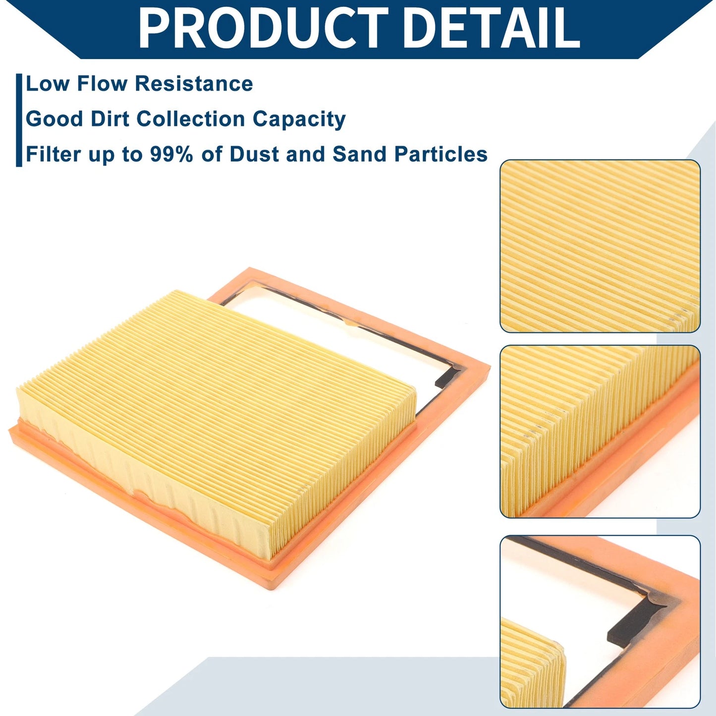 Engine Air Filter DG9Z9601A for Ford C-Max 2.0L (2013-2018) 1 Pcs