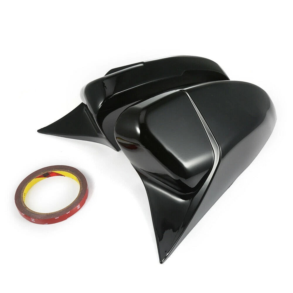 Glossy Black Side Rearview Mirror Cover Cap Trim for Honda Accord (2018–2020)