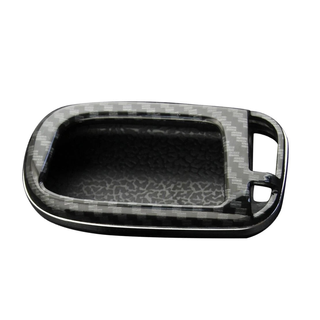 Carbon Fiber Style Key Fob Case Cover for Dodge Charger, Jeep Cherokee
