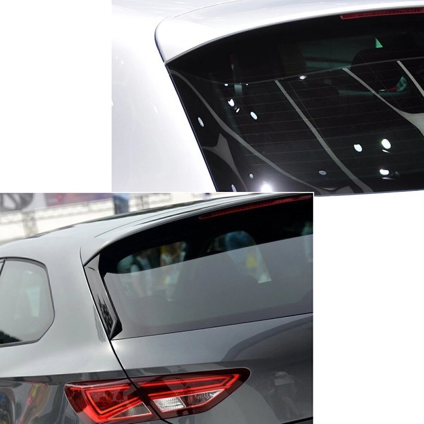 Rear Boot Spoiler Side Wing 2 x For Seat Leon FR MK3 MK3.5 (2012-2020)