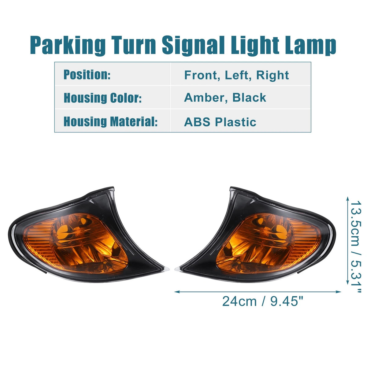 Amber Turn Signal Light Lamp Corner Signal Light for BMW E46 3 Series (2002-2005)
