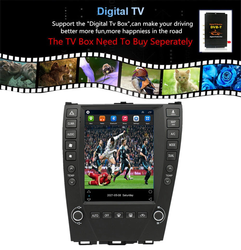 9.7'' Car Stereo GPS Radio for Lexus ES ES240 ES300 ES330 ES350 (2006-2012)