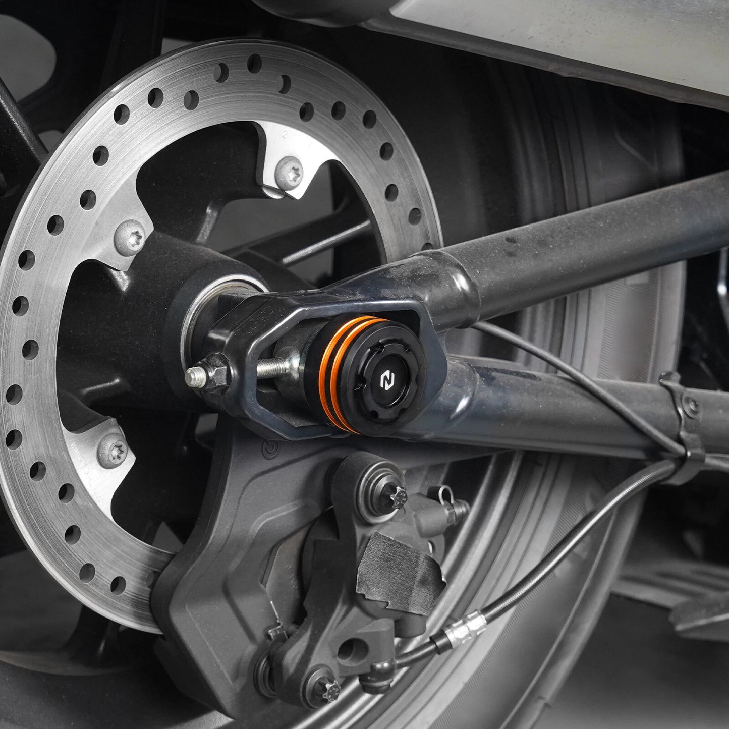 NICECNC Rear Axle Cap Nut Covers for Harley Sportster S (2021-2024)