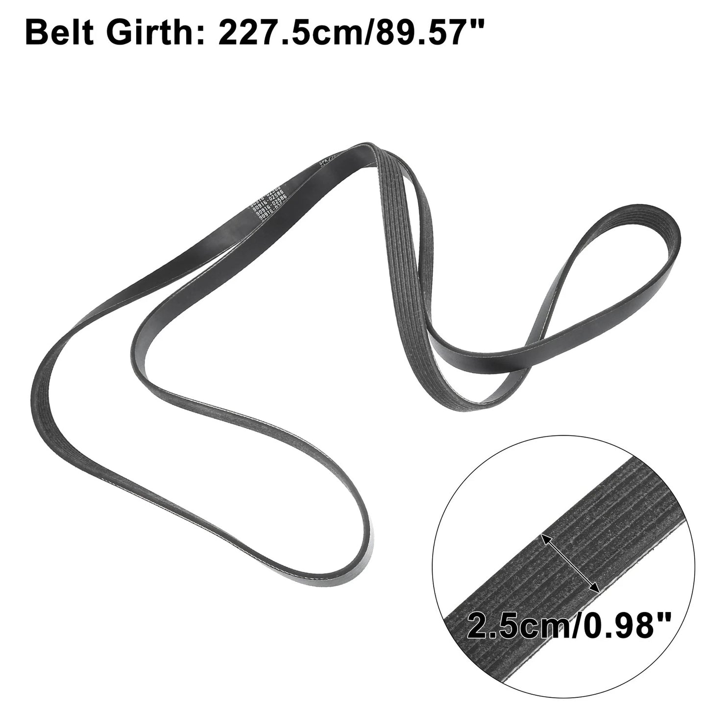 V-Ribbed Serpentine Drive Belt for Lexus GS400 (1998-2000)