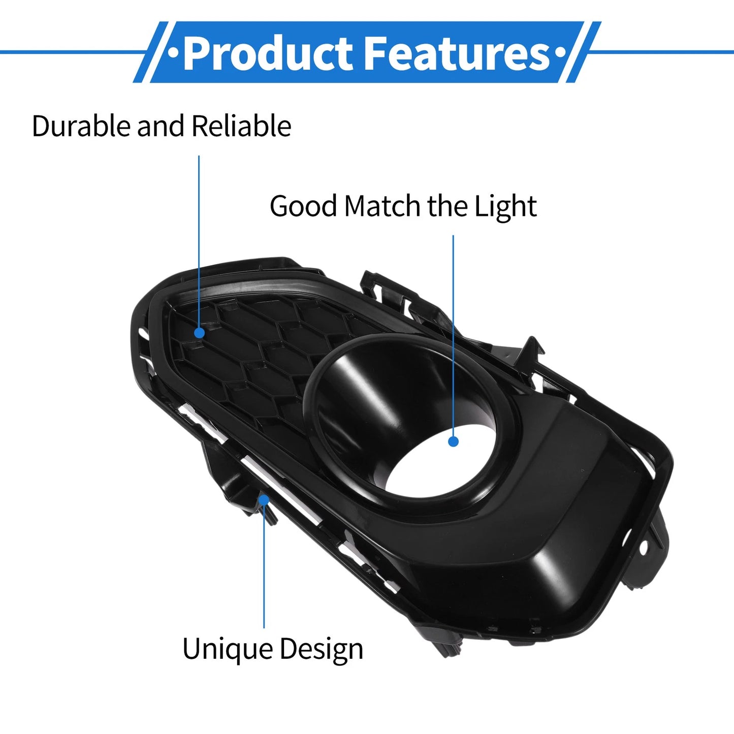 Front Left Fog Light Grill for Honda Fit (2018-2019)