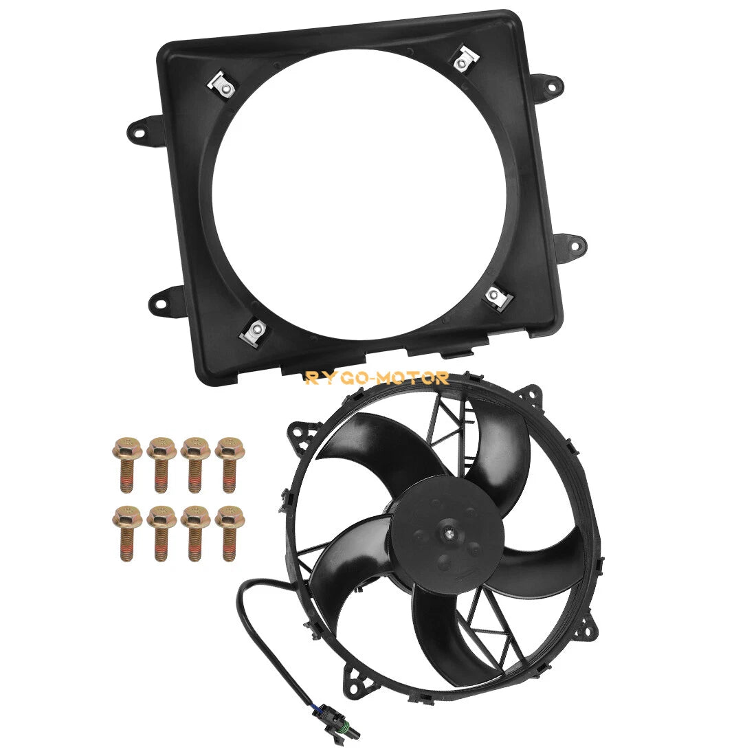 Radiator Cooling Fan Motor with Shroud Assy for Polaris Sportsman (2005–2014)