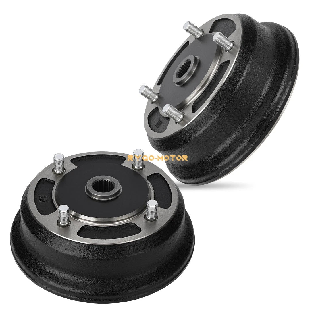 2 x Front Brake Drum Hub for Kawasaki Mule 3010 4010 4000 3000 2510