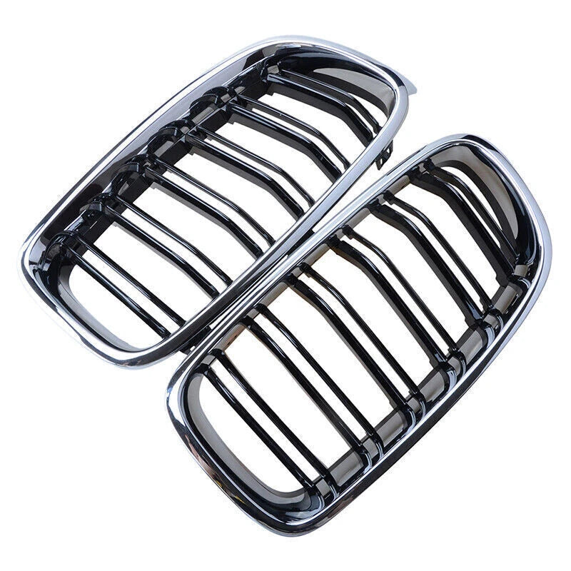Chrome Front Kidney Grill for BMW 3 Series F30 F31 M3 Style (2012-2018)