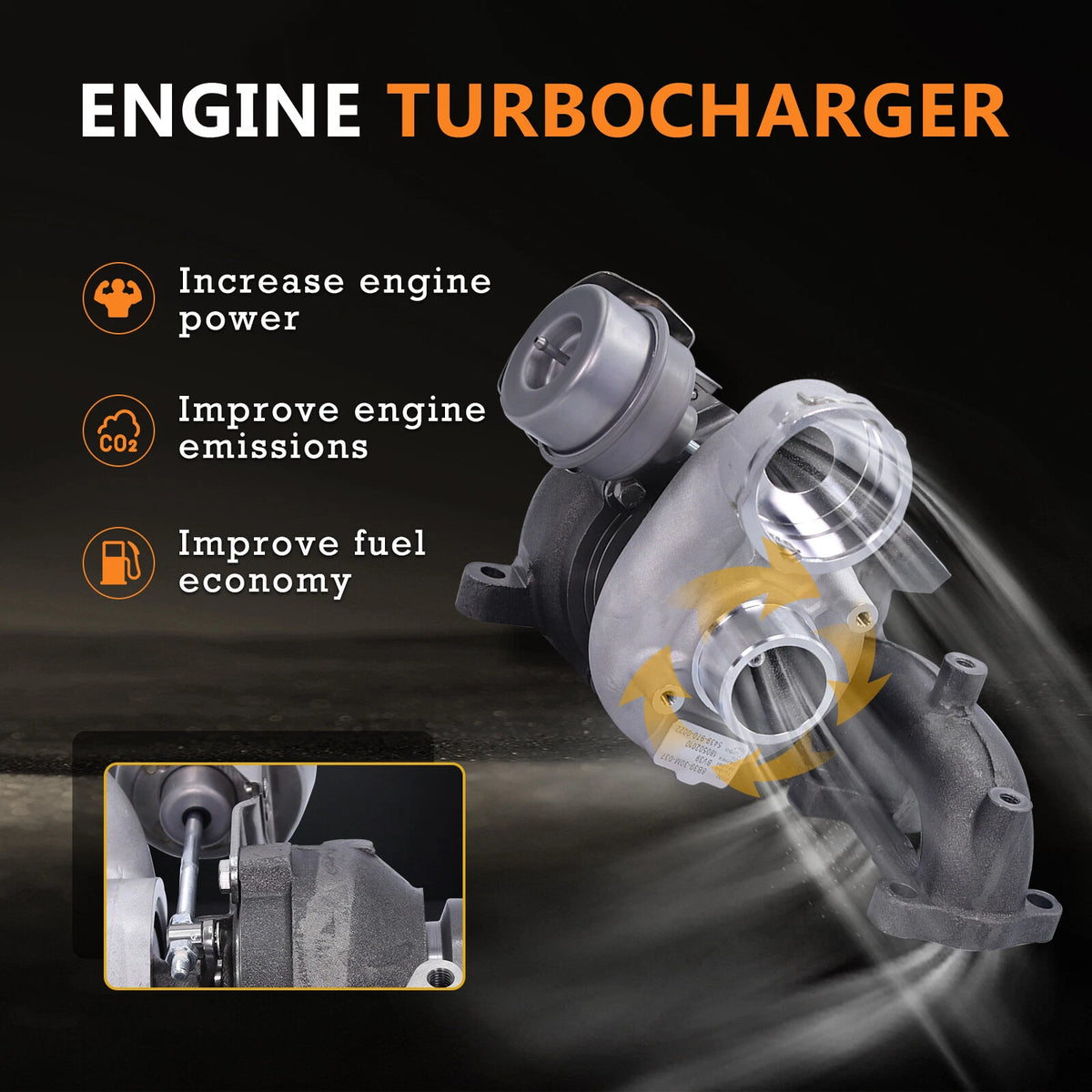 BV39 Turbocharger for AUDI A3 VW Golf Jetta Passat B6 1.9TDI Diesel Engine