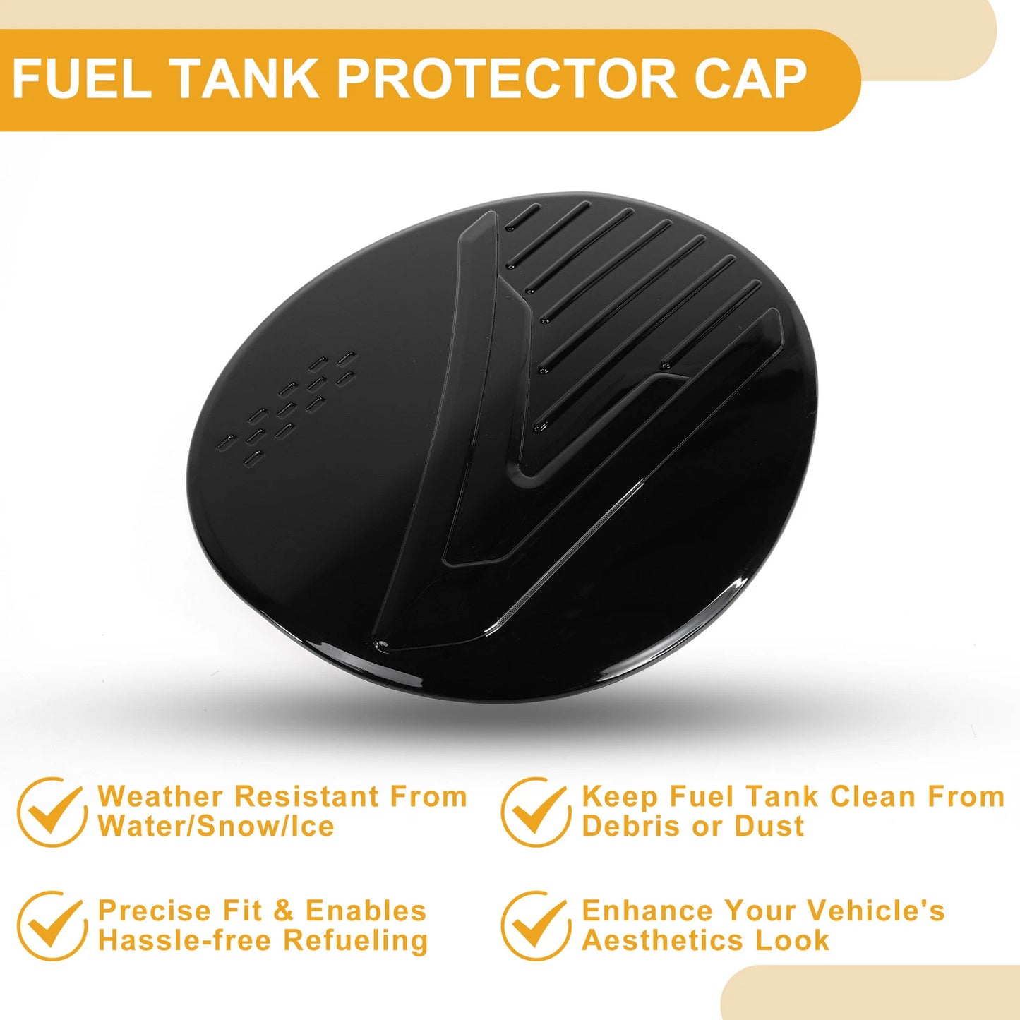 Fuel Tank Door Cap for Subaru Crosstrek 2024-2025 Black Filler Flap Cover
