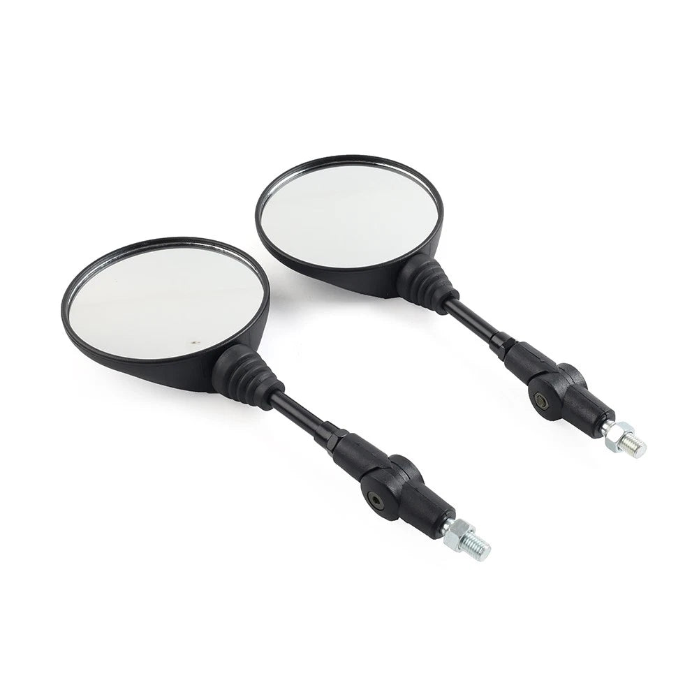 Universal 10mm Folding Side Rearview Mirrors for Dirtbike Motorcycle
