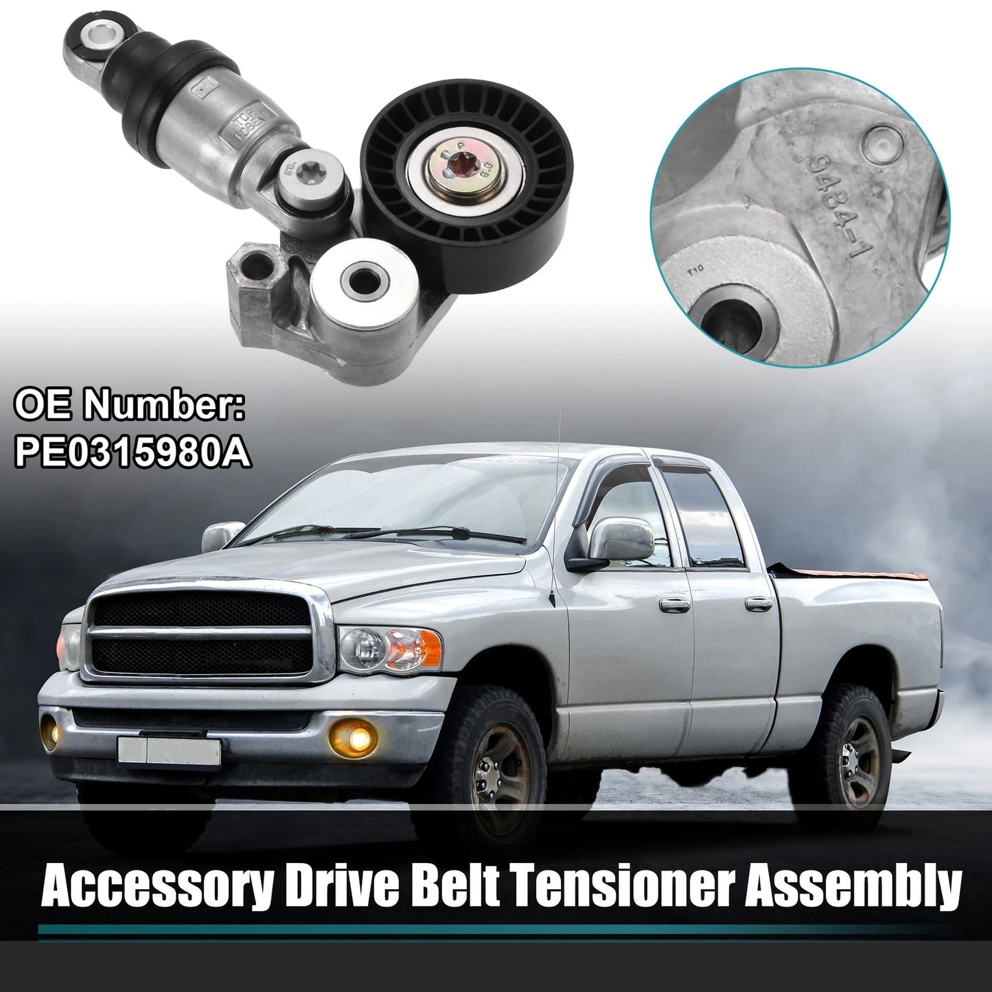 Belt Tensioner PE0315980A for Mazda CX-3, CX-5, Mazda 3, 6 (2016-2023)