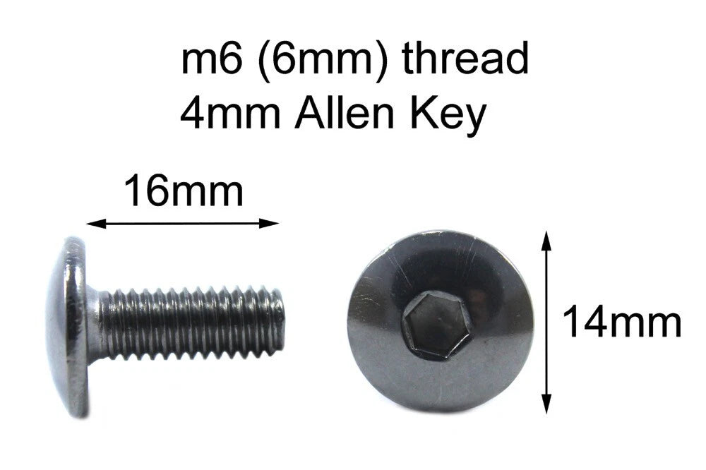 Stainless Mudguard Bolts for Suzuki GSX-R 1300 Hayab (1999–2007)