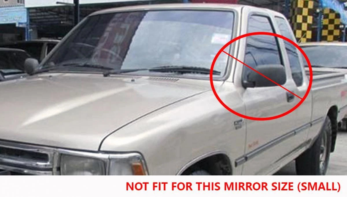 LH Rear View Mirror Glass Lens for Toyota Hilux Mighty-X (1989-1997)