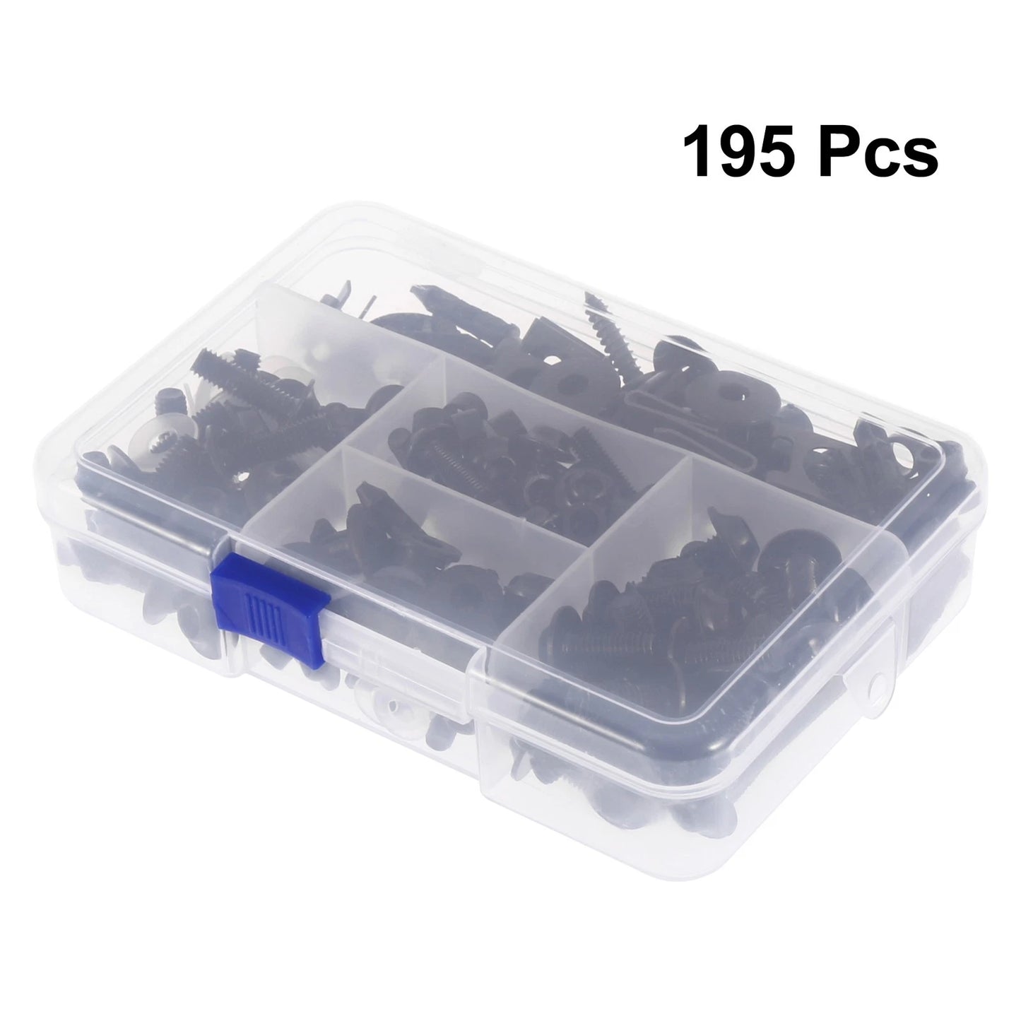 195pcs Motorcycle Fairing Body Bolts for Kawasaki, Suzuki, Honda