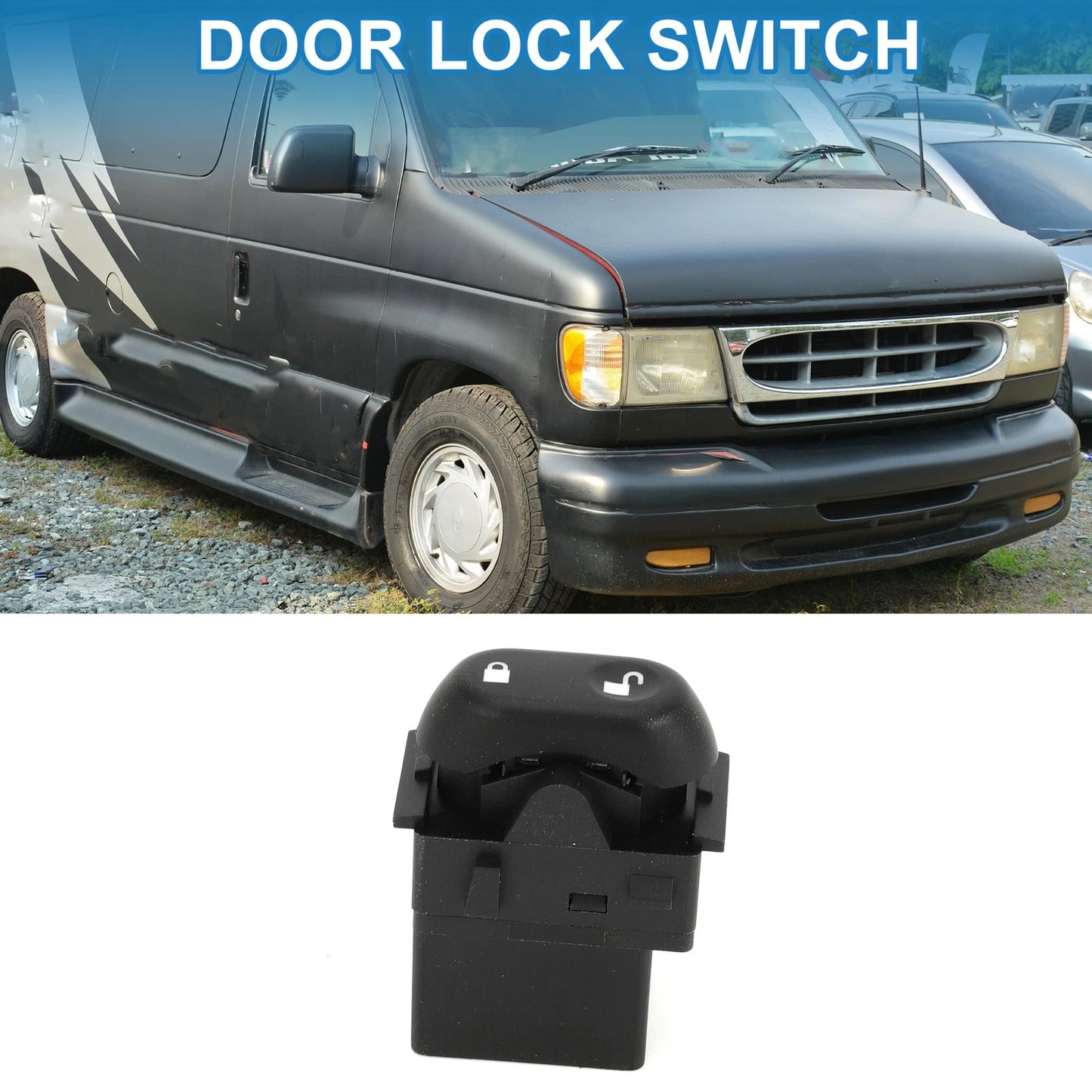 Car Door Lock Switch for Ford E-150, Expedition, F-150 (2003-2006)