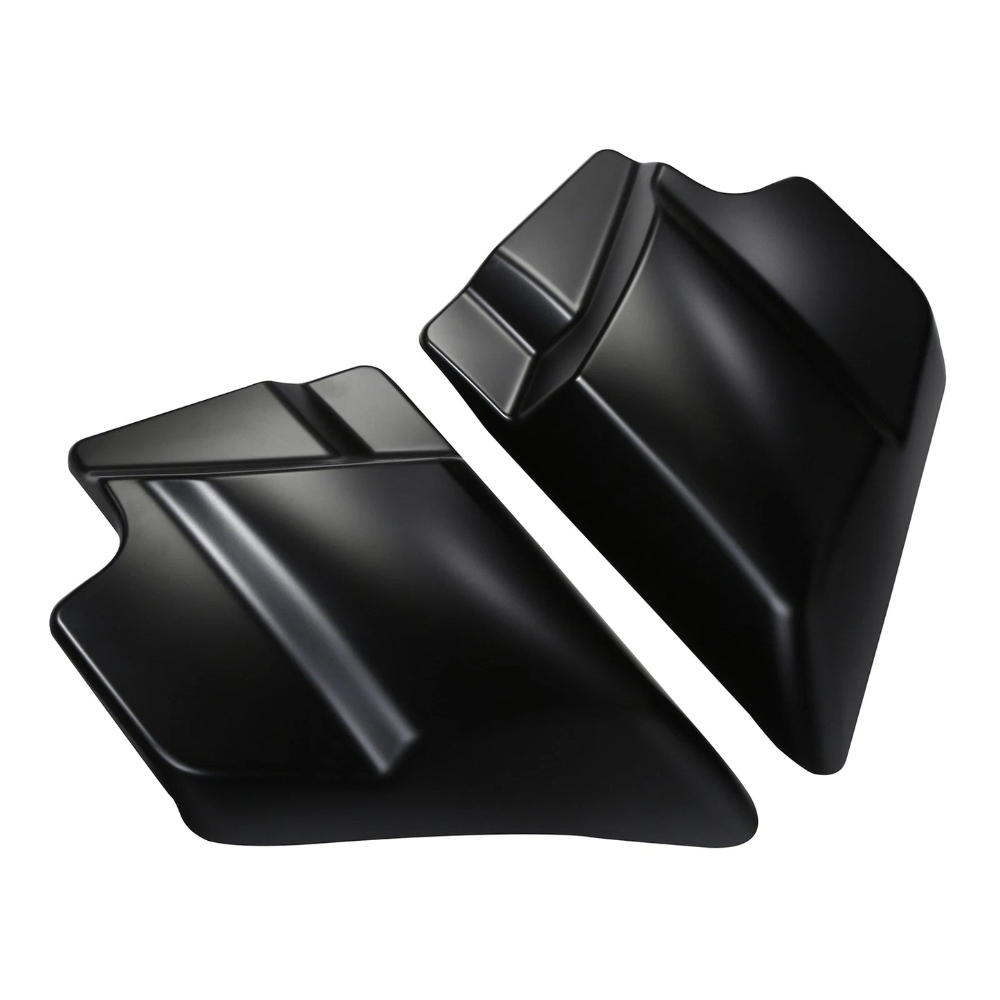 Battery Side Covers for Harley Touring Road Glide (2009-2024) Black Denim