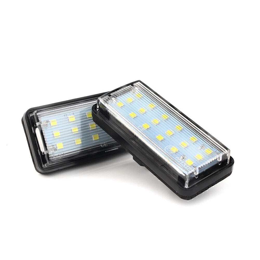 2 x LED License Plate Lights for Toyota Land Cruiser Prado, Lexus GX, LX470