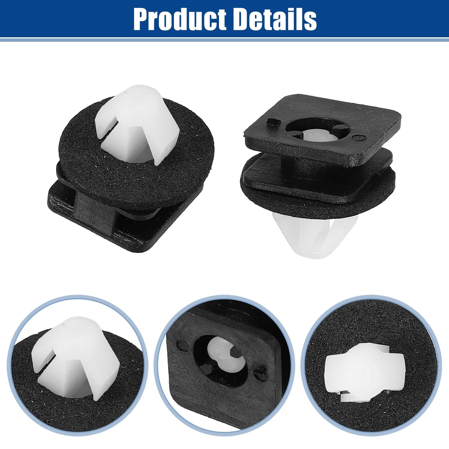 10 x Pillar Trim Windshield Clips for Ford Explorer (2011-2019)