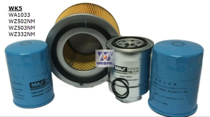 WESFIL filter service for Nissan Patrol GU Y61 (1997-2007)