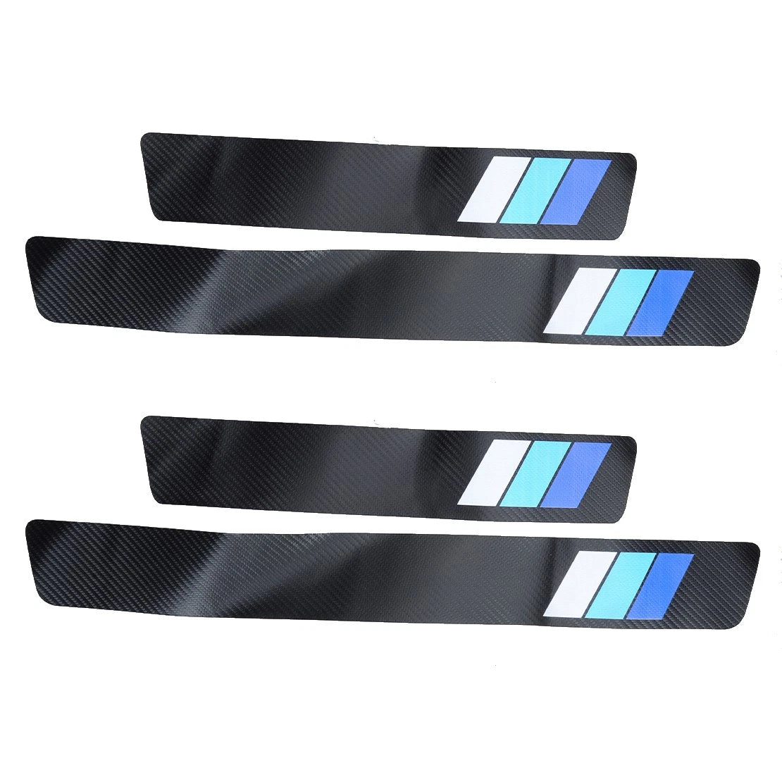 4 x Carbon Fiber Door Sills Anti Scratch Stickers for Toyota Camry (2018-2023)