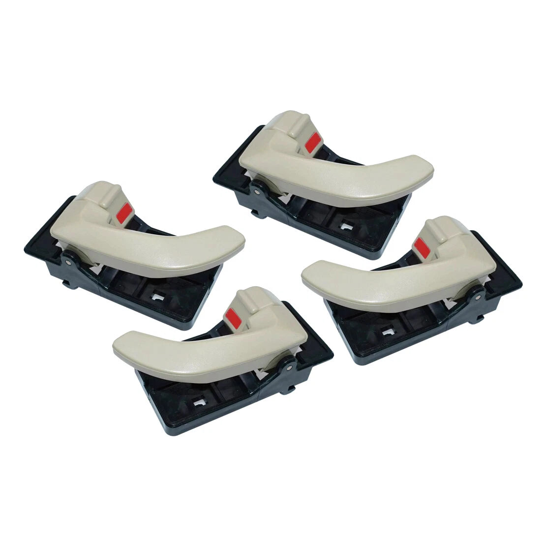 4 x Beige Interior Door Handles for Hyundai Tucson (2006-2009)