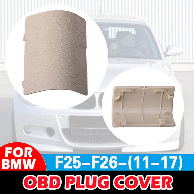 OBD Diagnostic Plug Cover for BMW F25 X3 F26 X4 2011-2017 Beige