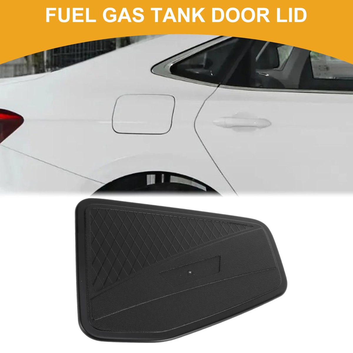 Fuel Tank Door Cap for Isuzu D-MAX 2023-2025 Matte Black Cover