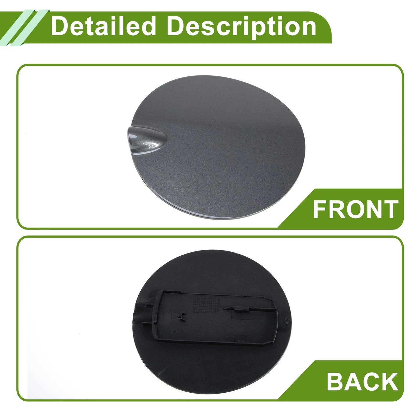Fuel Tank Door Cap for Ford Focus (2007-2011) - Gray Fuel Filler Flap Cover