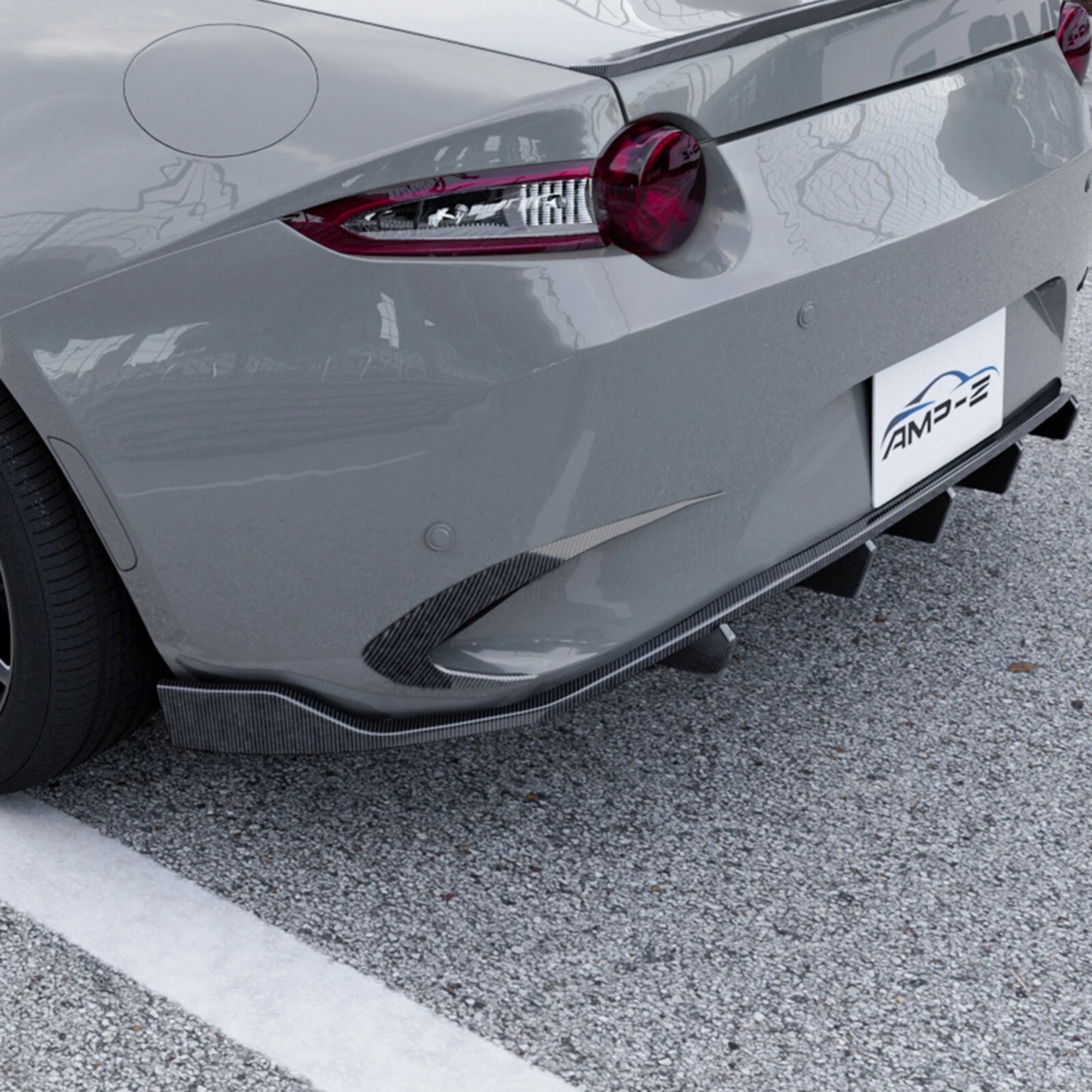 Rear Bumper Side Air Vent Trims for Mazda MX-5 Miata (2016-2025)