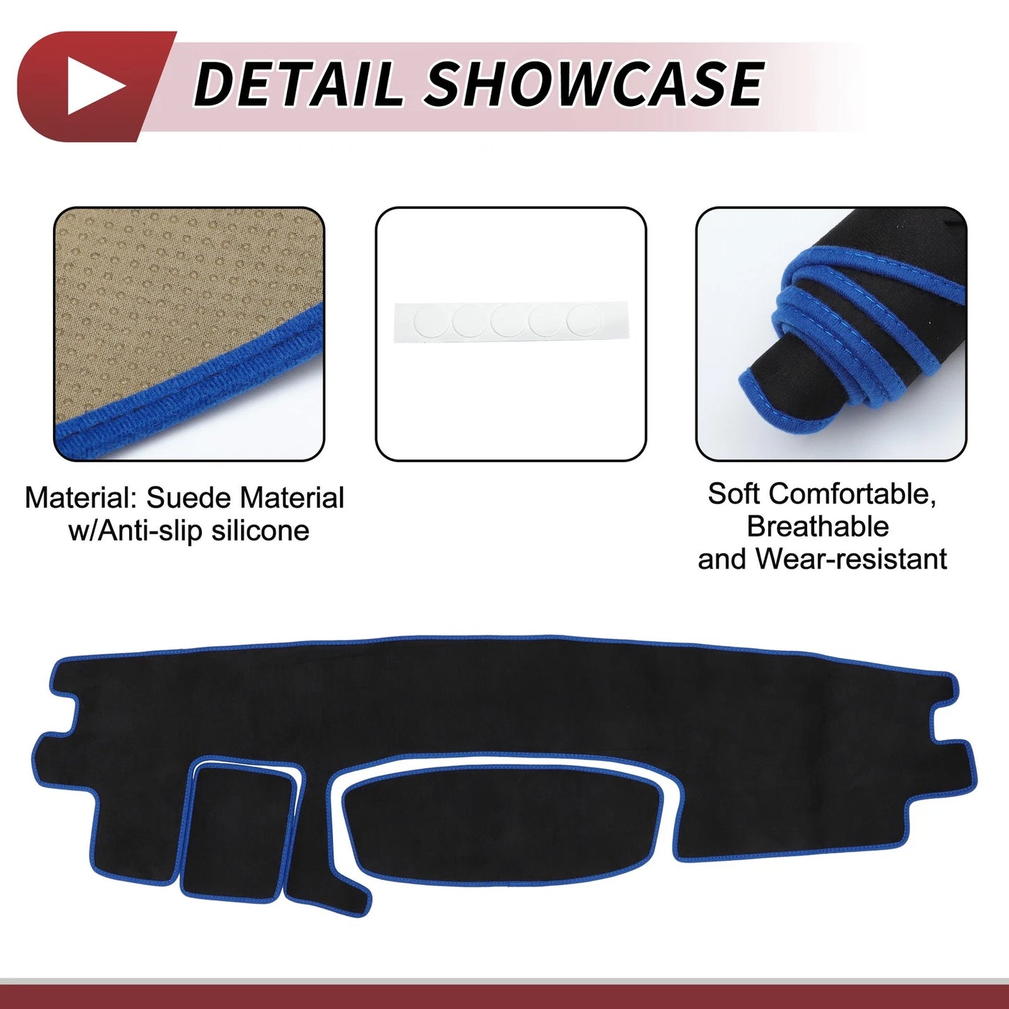 Dashboard Dash Cover Mat for TOYOTA ROOMY TANK (2016–2020)