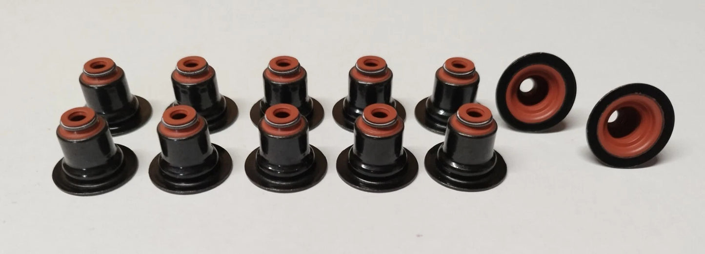 12x Valve Stem Seals for Ford B-Max/C-Max/Fiesta/Focus/Mondeo/EcoSport/Transit