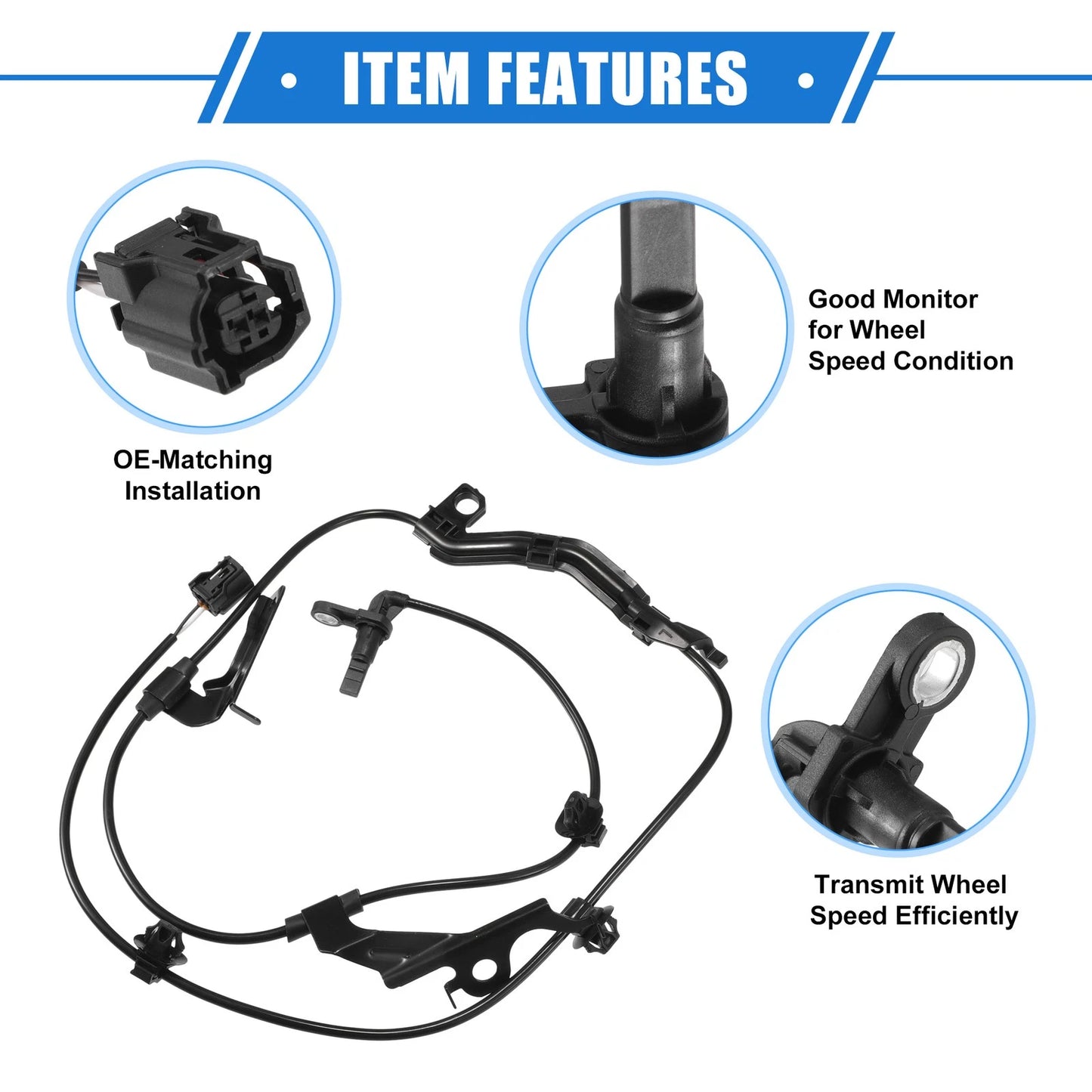 ABS Wheel Speed Sensor for Toyota Corolla Front Left Side (2019-2022)