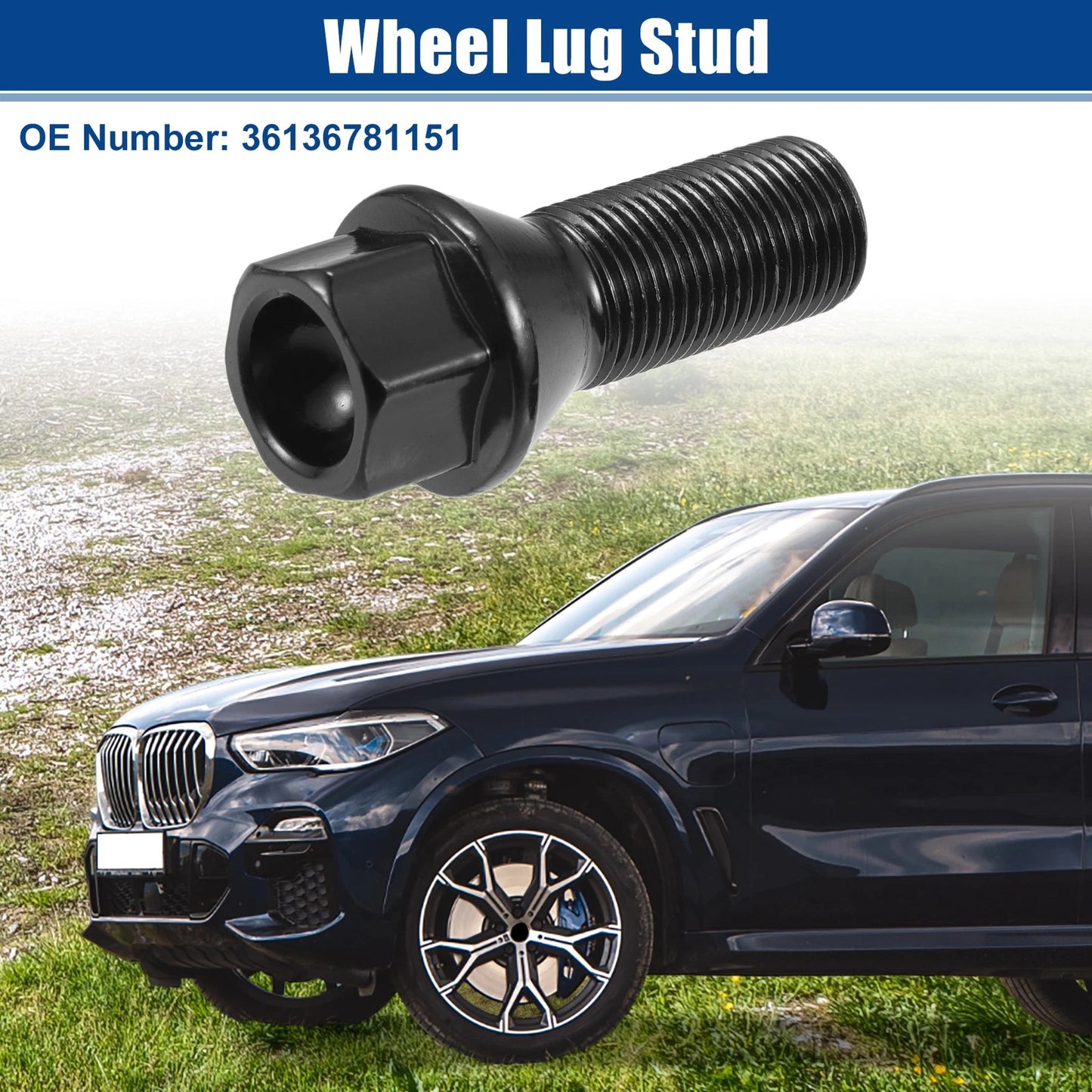 20 x M14x1.25 Wheel Lug Bolt Nuts for BMW E46 325 E90 (2001-2013)