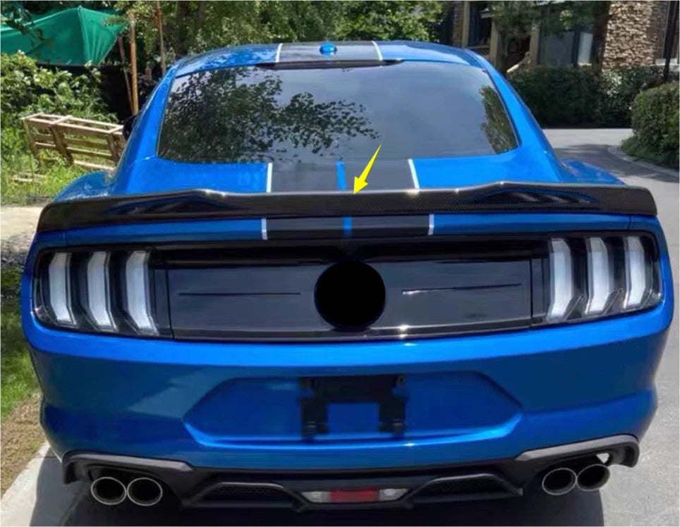 Boot Rear Fiber Spoiler Wing for Ford Mustang GT (2015-2023)