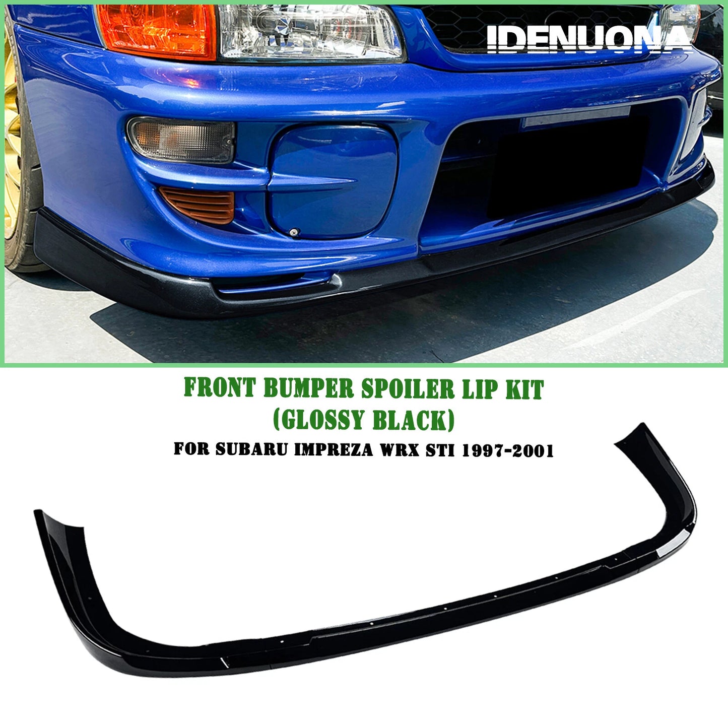 Front Bumper Spoiler Lip for Subaru Impreza WRX STI (1997-2001)