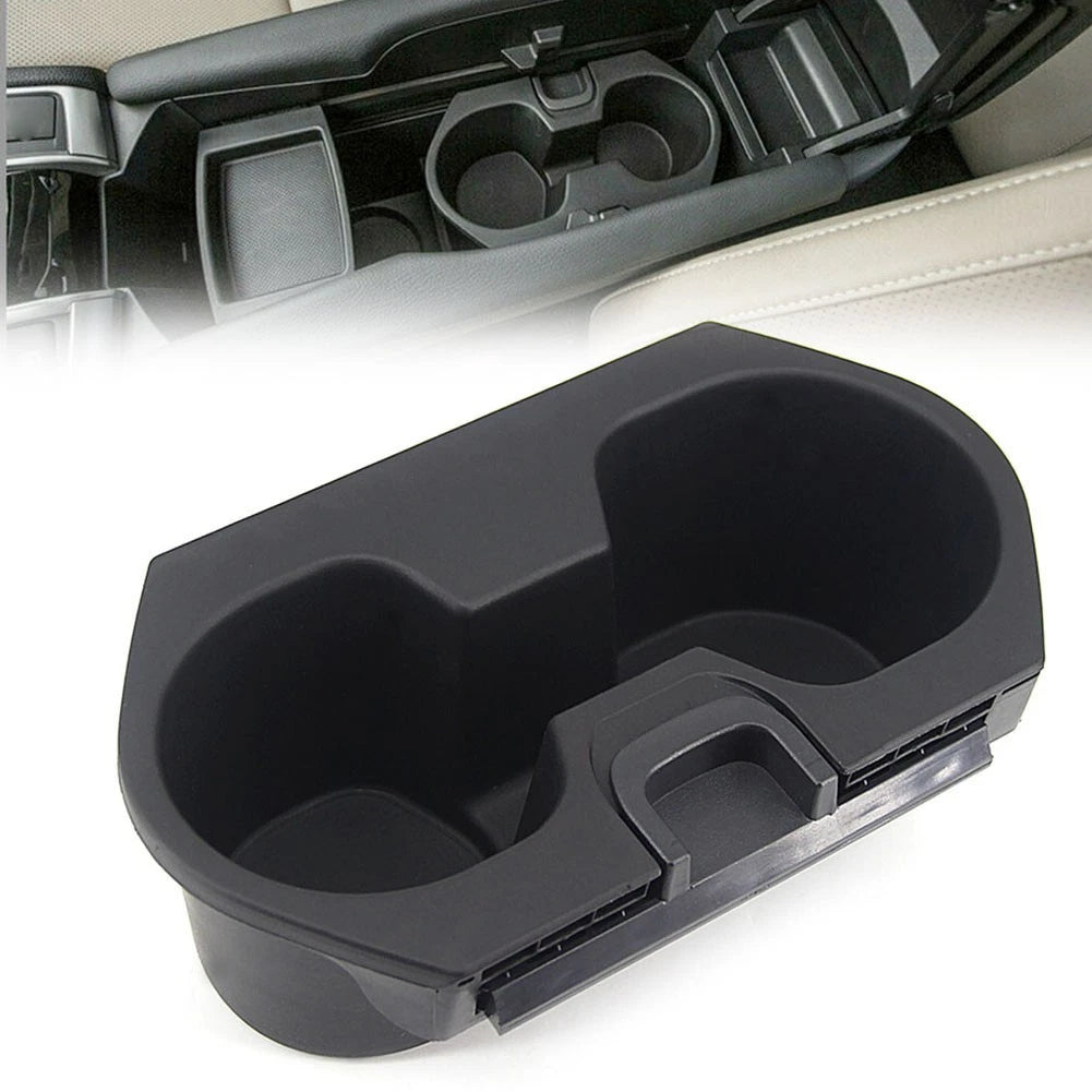 Front Console 2 x Dual Water Cup Holder Insert for Honda Civic (2016–2021)