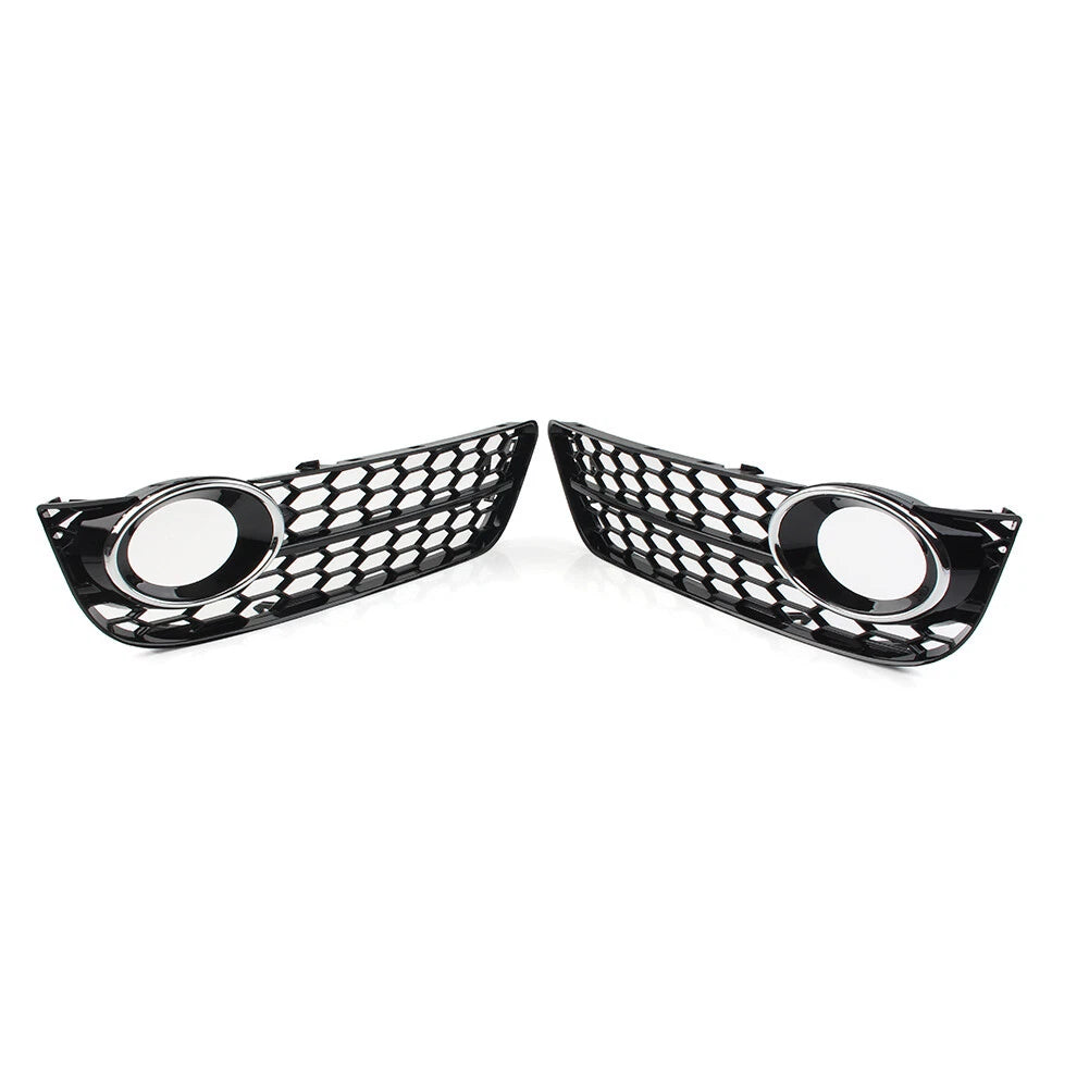 Honeycomb Mesh Fog Light Grille Cover for Audi A5 (2008-2011)